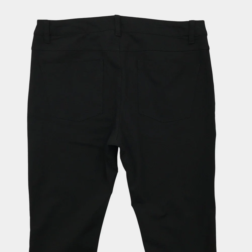 BYLT Premium Basics Everyday Pant 2.0 Slim Black Mens 36 Stretch Chino Trousers